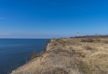 Fototapeta na wymiar View of the Baltic Sea in the spring