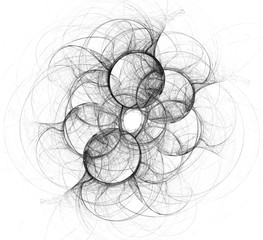 Fototapeta premium Abstract fractal illustration for creative design