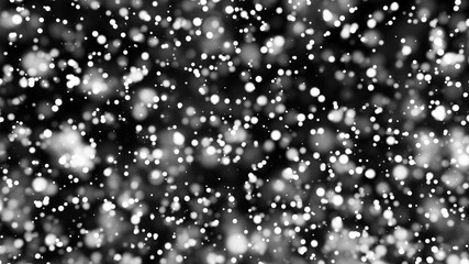 Beautiful monochrome bokeh blurred background defocused lights