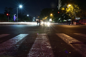 long exposure photography in road 