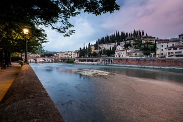 Fototapeta premium Verona Italy - Cityscape of Verona, Veneto