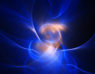 Abstract fractal illustration for creative design