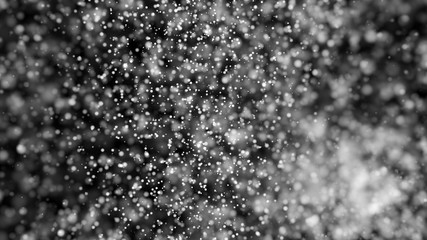 Beautiful monochrome bokeh blurred background defocused lights