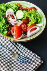 Organic food concept