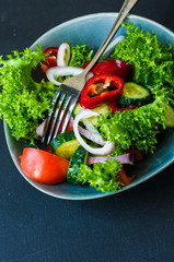 Organic food concept