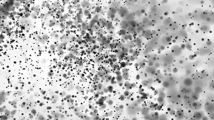 Fototapeta premium Beautiful monochrome bokeh blurred dots background defocused lights