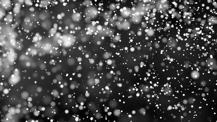 Beautiful monochrome bokeh blurred background defocused lights
