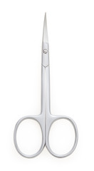 Nail scissors isolated on white background with clipping path