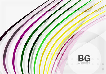 Wave lines abstract background