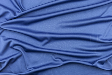 Fototapeta na wymiar Blue Fabric pattern for background and design.