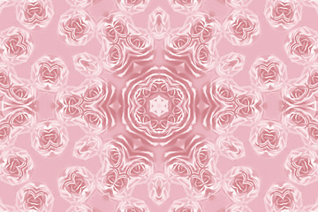 Abstract roses pattern