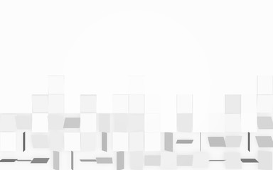 Modern white rectangle texture background on bottom