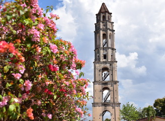 Iznaga Tower at Manaca Iznaga Estate, Sancti Spiritus, Cuba, Caribbean