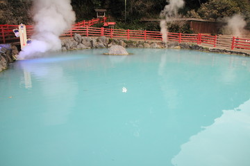 Kamado jigoku (hell) in Beppu, Oita, Japan