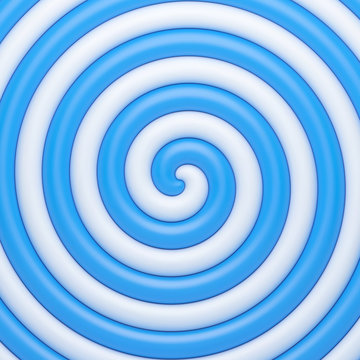 Abstract Blue Candy Spiral Background