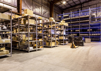 New and modern warehouse