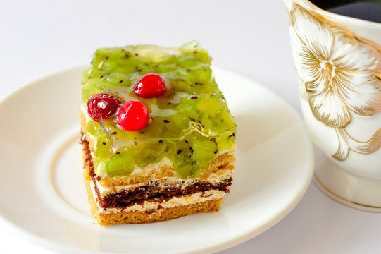 Sweet breakfast pie coffee cake