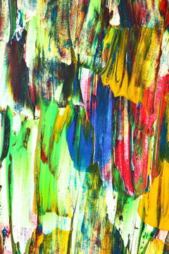 Colorful oil paintied texture