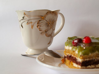 Sweet breakfast pie coffee cake