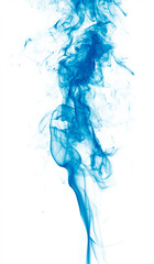 Fototapeta premium Colorful fantasy smoke on white background