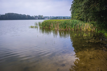 Small lake near Dziemiany town, Cassubia region of Poland