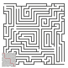 Vector Maze with Answer 57