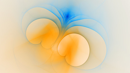 Abstract fractal illustration for creative design