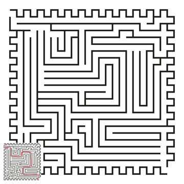 Vector Maze with Answer 51