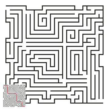 Vector Maze with Answer 57