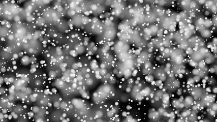 Fototapeta premium Beautiful monochrome bokeh blurred background defocused lights