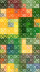 Colorful pattern fractal background