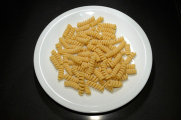 Fusilli italian pasta