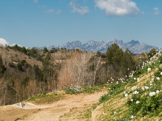 Montserrat desde Sant Esteve Sesrovires