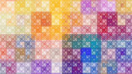 Colorful pattern fractal background