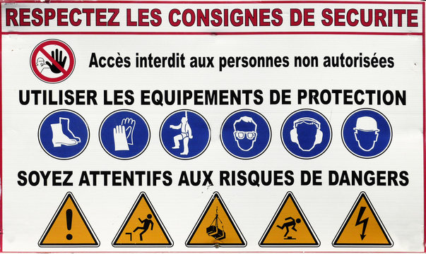 respect des consignes