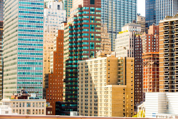 Manhattan's  skyscrapers. New York City