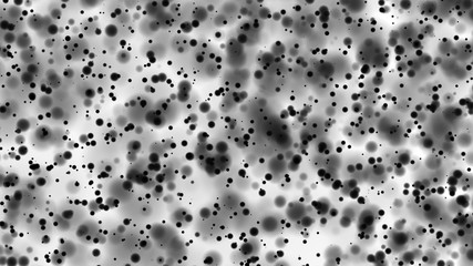 Beautiful monochrome bokeh blurred dots background defocused lights