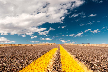 Open highway in California