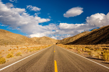 Open highway in California