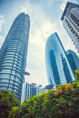 Beautiful tall buildings in Kuala Lumpur. Malaysia