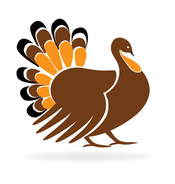 Happy Thanksgiving Turkey Logo