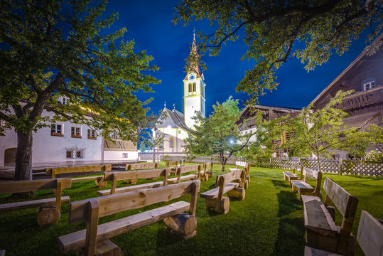 Igls village near Innsbruck, Austria