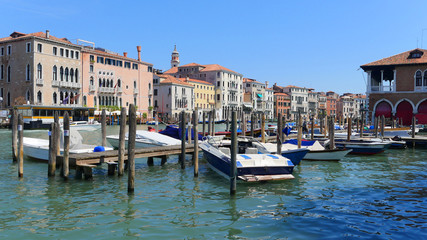 Fototapeta na wymiar Venedig, Canale Grande in Italien!