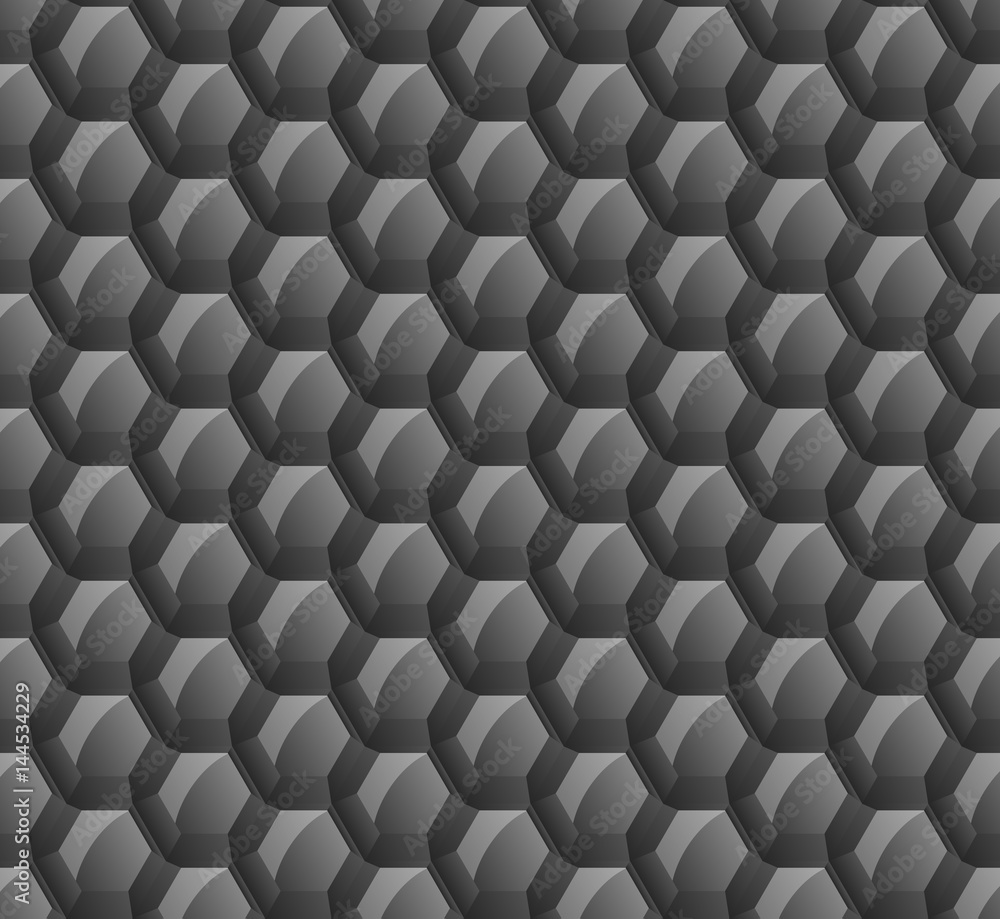Poster abstract background of black hexagons. wallpapers for web sites. large honeycombs are connected. shi