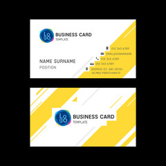 Business card template design.