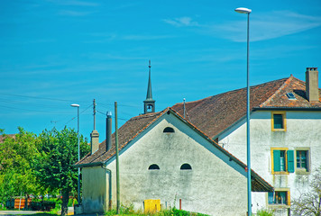 Swiss House in Yverdon in Jura Nord Vaudois Vaud Switzerland