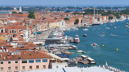 Fototapeta na wymiar Venedig Luftaufnahme!