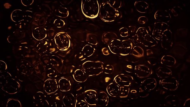 Video Background 1420: Abstract fluid microbe macro (Loop).