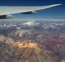 Flight over Cerro Aconcagua (Argentina)