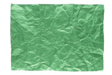 wrinkled green page